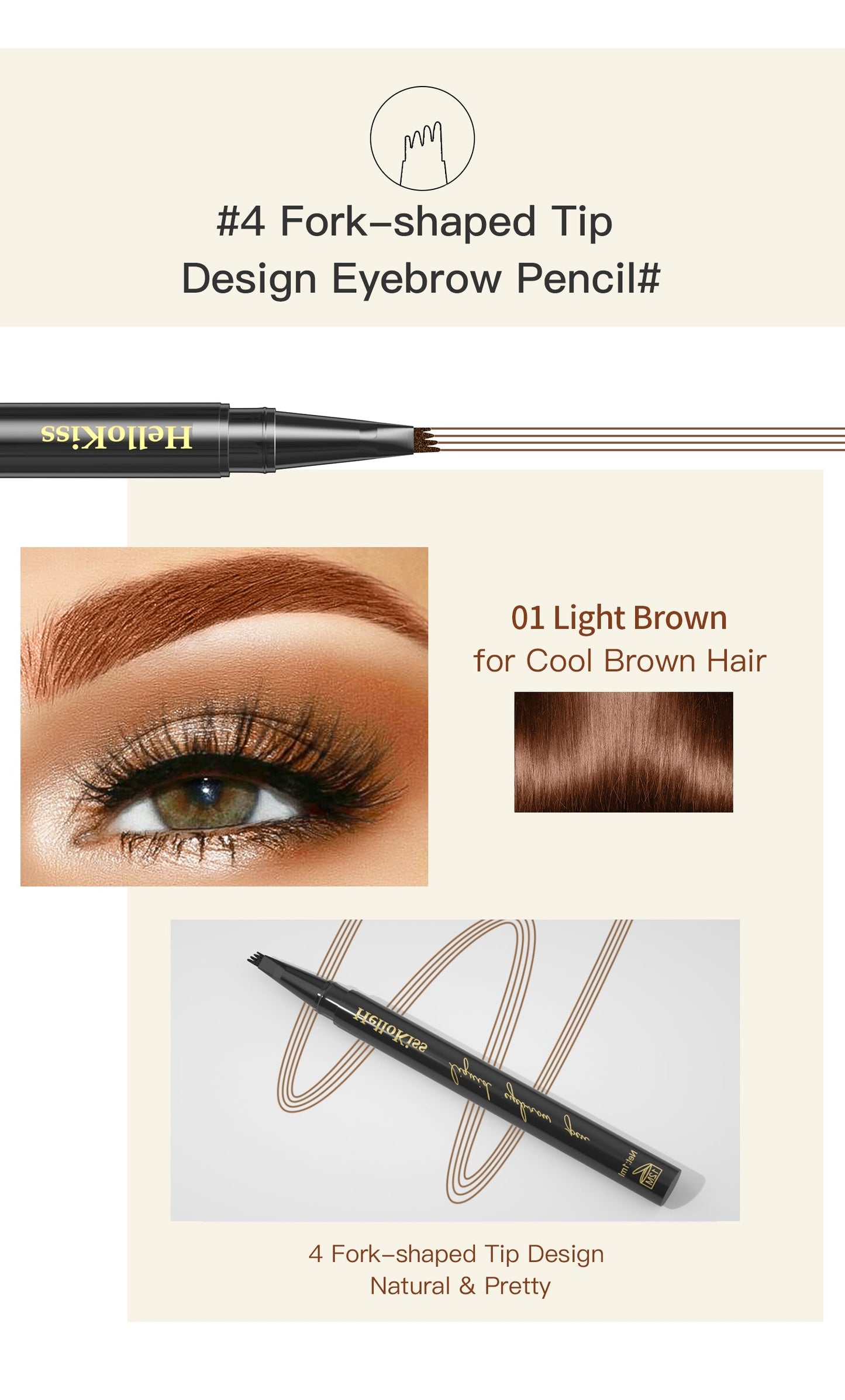 4-Tip Microblade Brow Pen