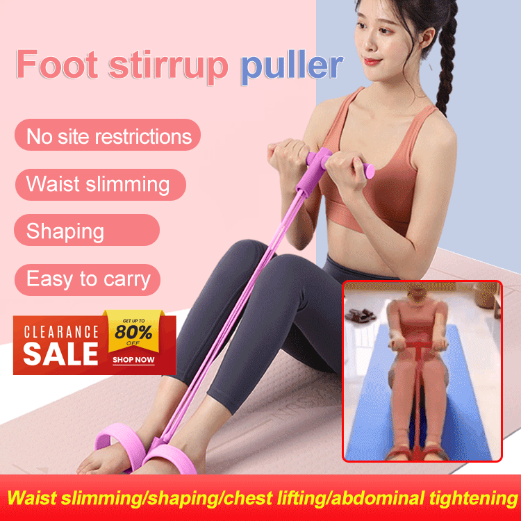 🎁Limited-time 50% discount⏳21 Fitness Resistance Bands-4 Tube Pedal Ankle Puller
