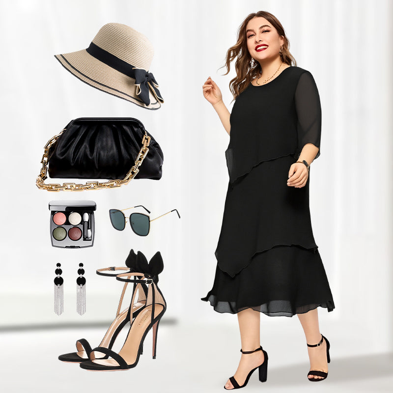 🎉 Last Day Promotion-49% OFF 👗Women's Elegant Layered Dress