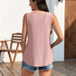 🔥Hot Sale 50% OFF💥Buy 2 Get 10% Off🔥Womens Tank Tops Sleeveless EyeletEmbroidery Scoop Neck Loose Fit Casual SummerFlowy