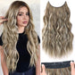 💖Hot Sales 50% OFF🤩Women's Gradient Long Wavy Hair Wig, One-Piece with Adjustable Fit💁