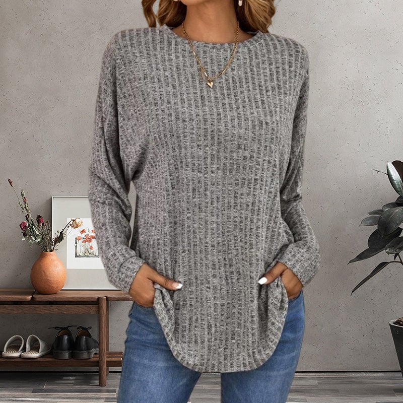 ✨2026 Collection at 50% OFF & FREE SHIPPING🎁Casual Long-Sleeve Top – Soft Knit, Loose Fit & Versatile Style for All Body Types 🌸🧥