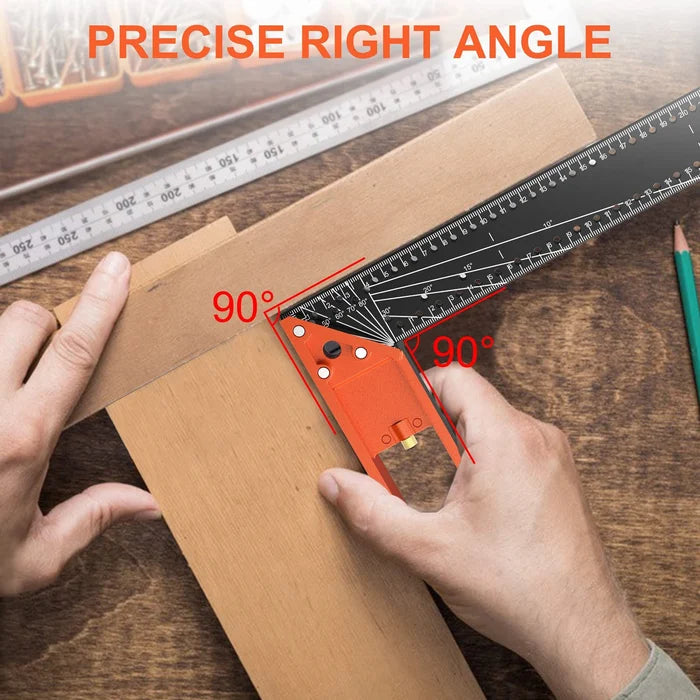 Multifunctional Combination of Movable Angle Ruler Set