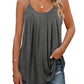 ✨Women Spaghetti Straps Pleated Loose Tank Top (BUY 2 FREE SHIPPING)