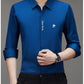 🔥🔥Men's Concealed Placket Long Sleeve Shirt