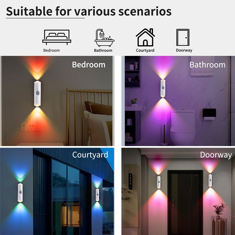 🎁LAST WEEK SPECIAL PRICE ￡5.9!!⏳Rechargeable Smart LED Motion Sensor Ambient Light
