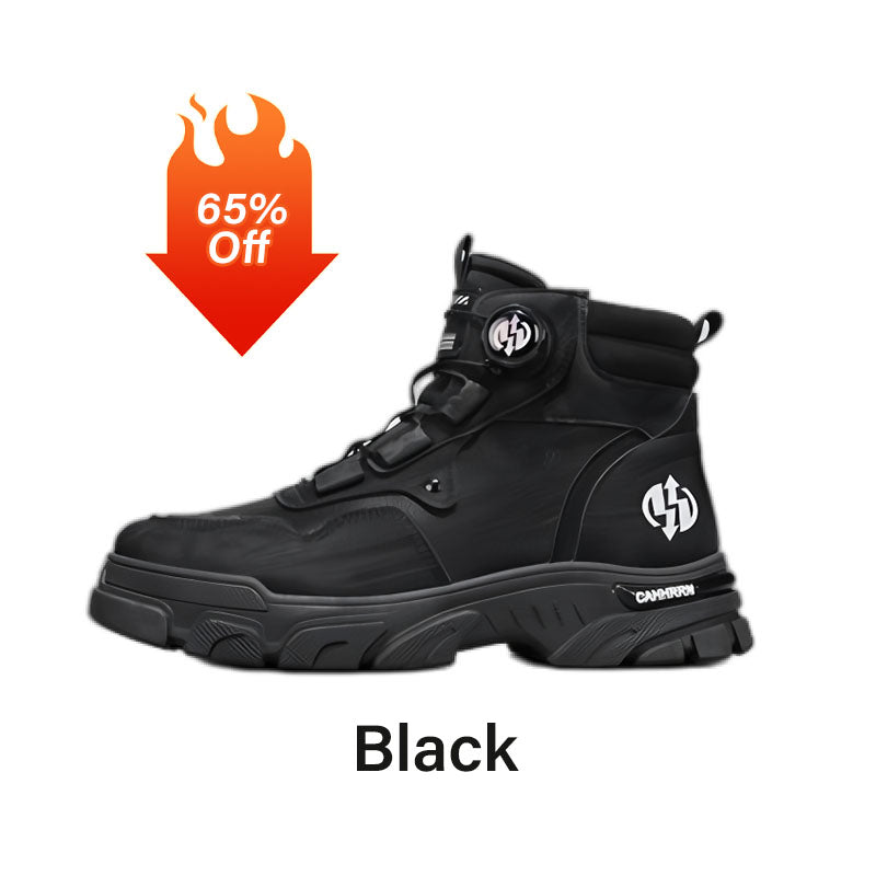 🔥Limited stock available 50% OFF & Free shipping 🔥Men's Outdoor Swivel Buckle Work Shoes 🔄👞 – Waterproof 💦, Anti-slip 🚶‍♂️, Comfortable , Breathable 🌬️
