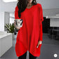 Comfortable Solid Color Loose Casual Long Sleeve T-Shirt