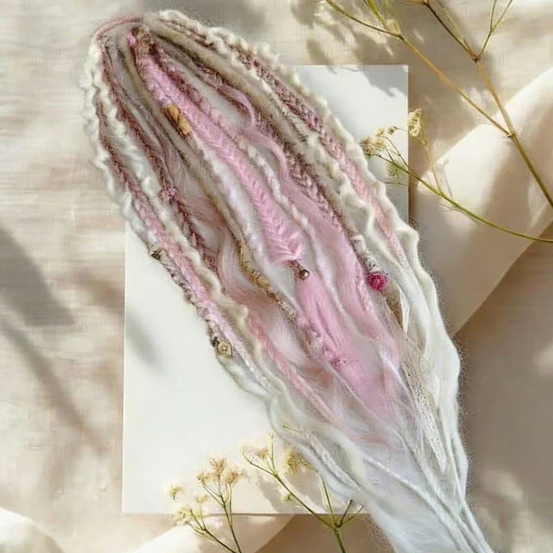 Bohemian Textured Ponytail | Instant Dreadlock Hair Extension | Easy Clip-In for Festivals & Nights Out