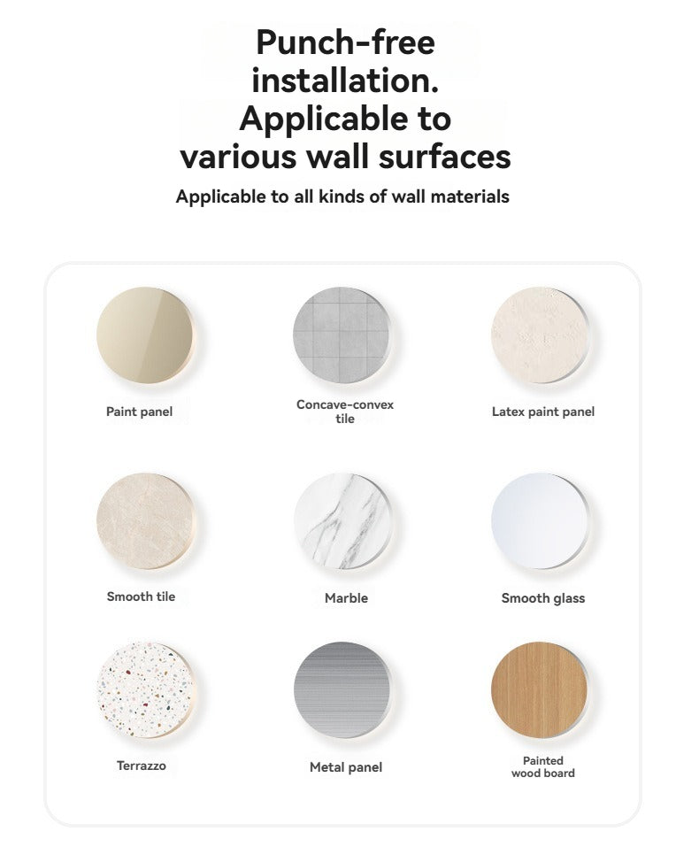 🔥Hot Sale🔥Perforated Suction Cup Spice Storage Rack（50% OFF）