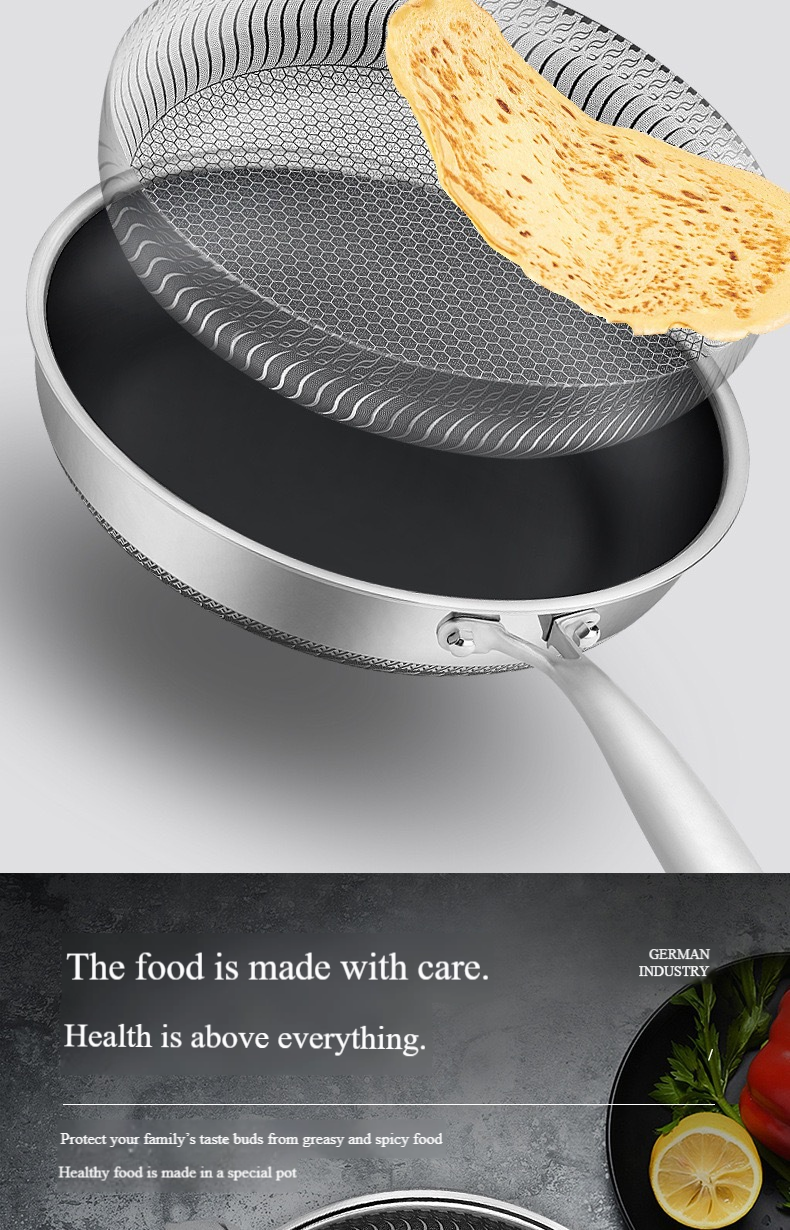 🔥LAST DAY SALE 50% OFF!!🍳Premium Non-Stick Pan with Lid
