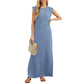 🎉Spring Hot Sale 50% OFF🌿Women's Loose Split Wrinkle-Free Long Dress