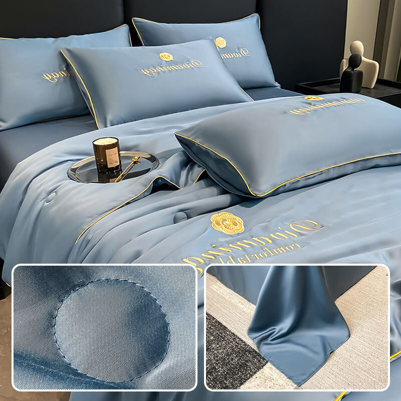 🧊2024 New Style🔥 Summer Simple Ice Silk Quilt