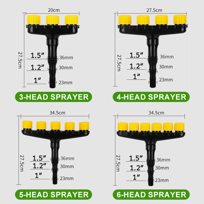 [Super Large Spray] Multi-sprayer Strong Pressure Irrigation Nozzle