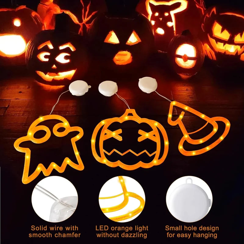 👻Halloween Special: 50% Off-Halloween Decorations Window Lights