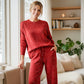 ⏰Last Day Sale - 49% OFF✨Women's Glitter Pullover Sweater & Pants 2-Piece Set