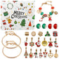 🎅Early Xmas Sale 46% OFF💥DIY 24 Days Christmas Countdown Calendar Bracelets Set
