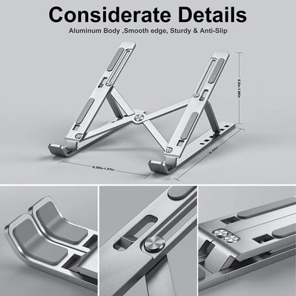 🔥Limited-time offer-Portable aluminum laptop stand