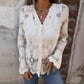🌸Summer Hot Sale 50%OFF🌸Women's Lace V-Neck Long Sleeve Top
