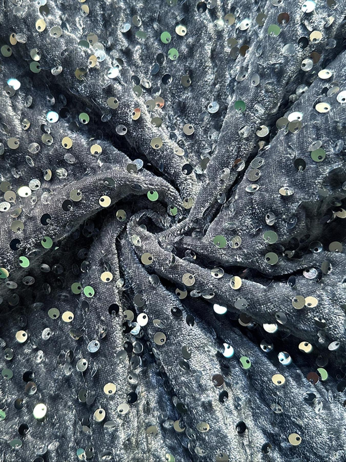 🎄🎁Christmas Sale 40% OFF🥰Women's Sequin Sparkle Wide Leg Pants with Elastic Waistband