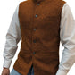 🔥Hot Sale Offers-Men's Herringbone Waistcoat with Stand Collar