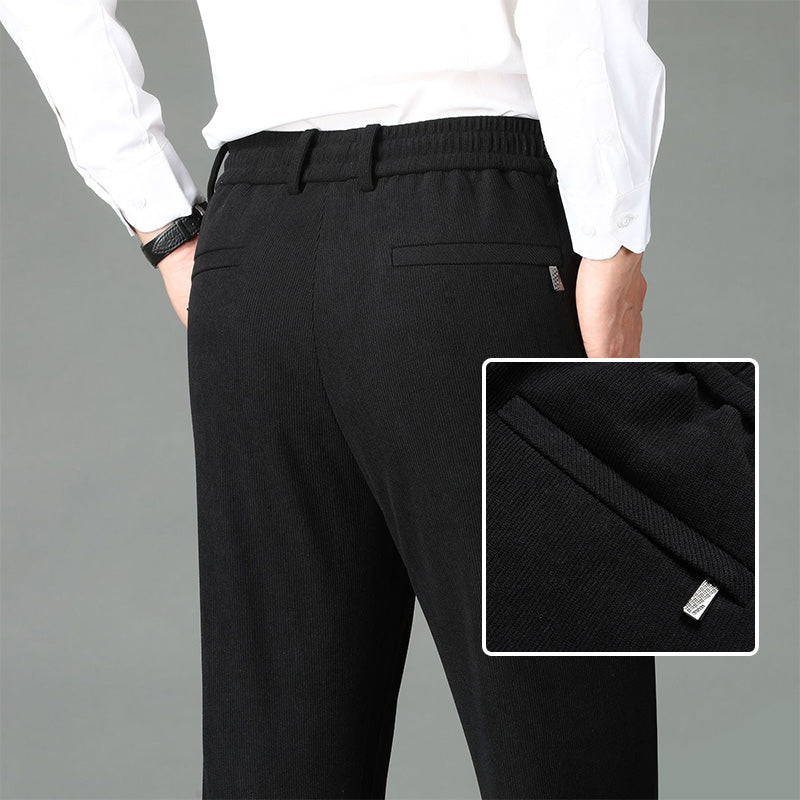 Nice Gift! Men's Thickened Elastic Waist Corduroy Pants