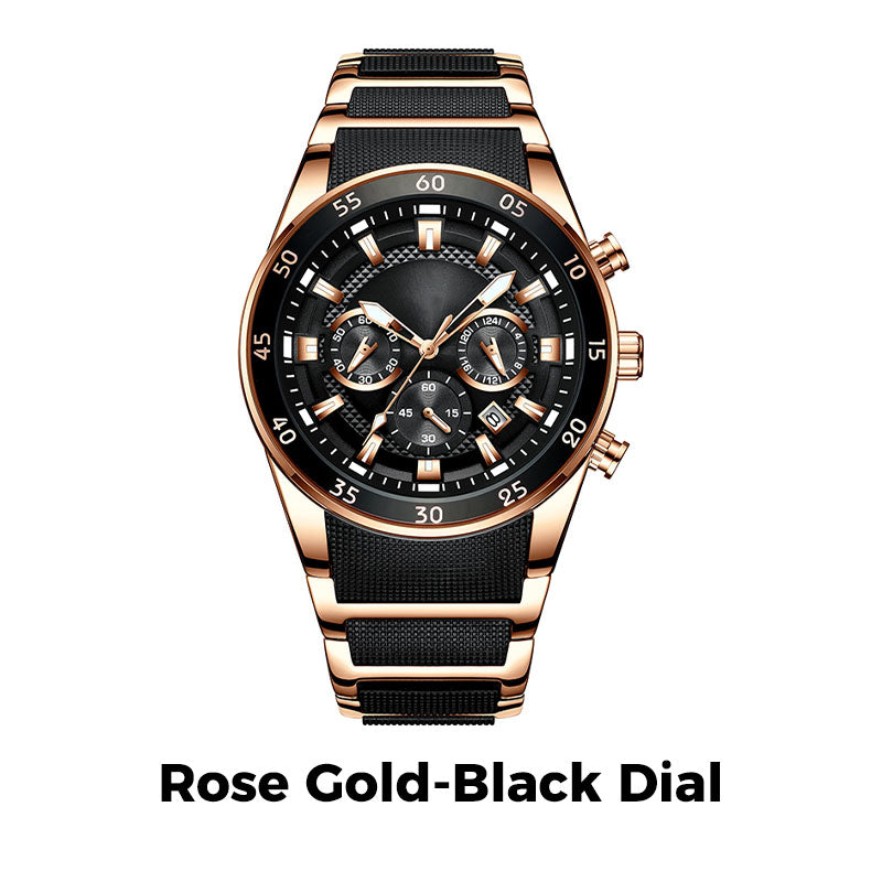 🔥Hot Sale Offers-Men's Waterproof Multifunctional Quartz Watch