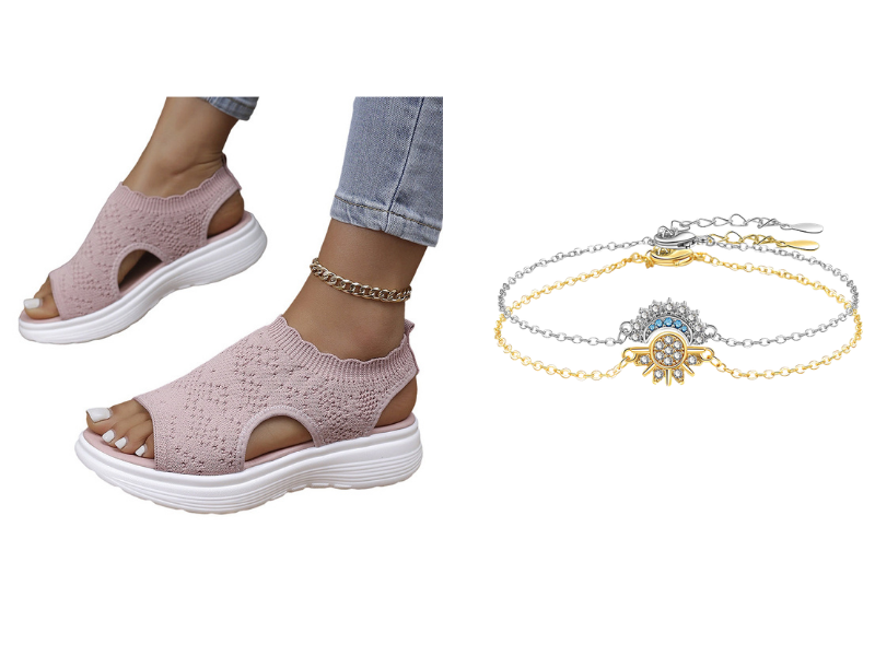👡🌬️ Women's Breathable Knit Platform Sandals – Lightweight and Soft ✨