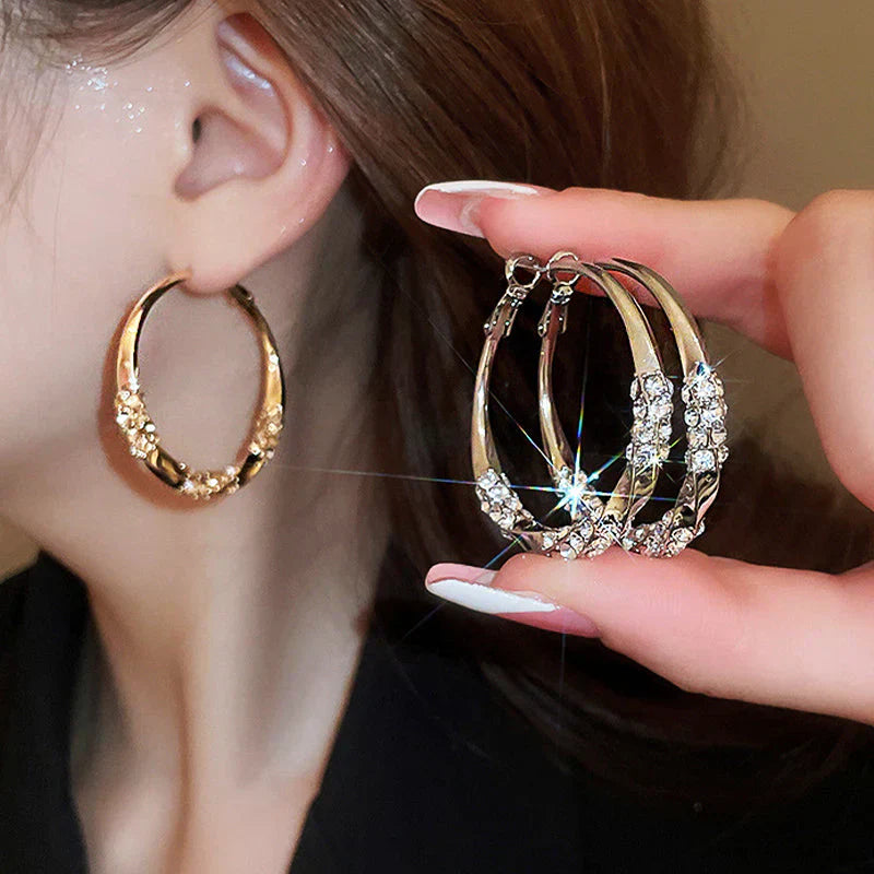 💖LAST DAY SALE 49% OFF💖Circle Earrings with Zirconia