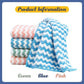 🔥Hot Sale 64%🔥🌈 Colorful Ultra-Soft Microfiber Cleaning Rag: Green💚 Blue💙 Pink💖 - Brighten Your Every Day! (5PCS)