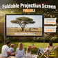 Portable Projector 4K Anti-Light Folding Screen