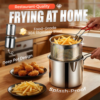 🎁2026 New Arrivals 50% OFF💥R304 Stainless Steel Multifuntional Fryer