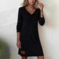 📢 Limited Time 49% OFF👗Women's Long Sleeve Cowl-Neck Knit Dress-Soft Fabric & Flattering Silhouette✅ | Cozy Elegance & Versatile Winter Style✨