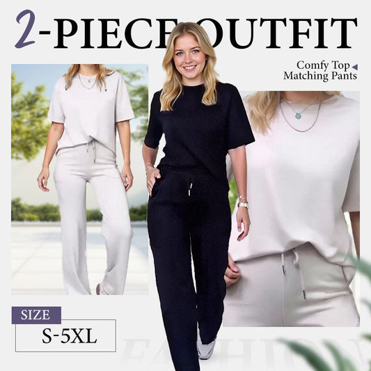✨Jetzt im Trend ✨Schickes Oberteil und passende Hose für Damen im 2-teiligen Outfit