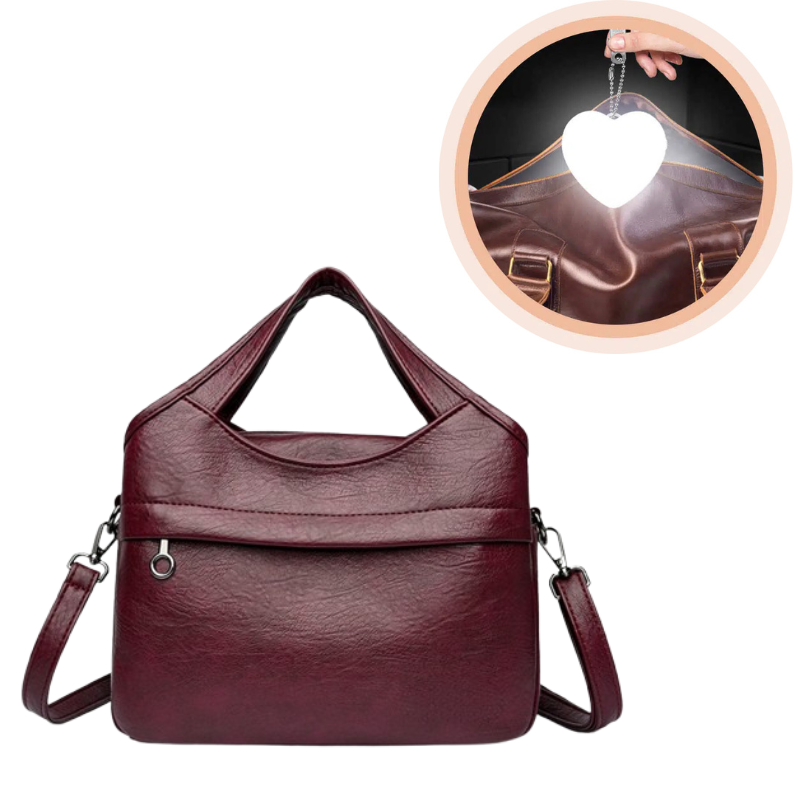 🎀 Effortless Everyday Chic | Soft Faux Leather Crossbody Bag | Lightweight & Hands-Free 🛍️【50% OFF】
