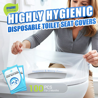 🎁2025 Hot Sale🎁- 49% OFF💥 Disposable Plastic Toilet Seat Cover - No Worry Of Public Toilet Anymore👋
