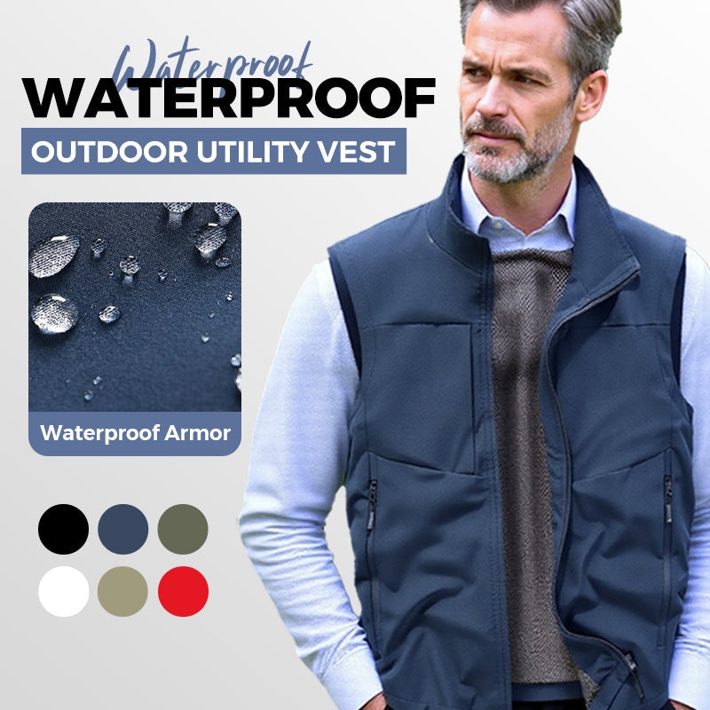 🛍️ Flash Sale 50% OFF🎽Men's Waterproof Outdoor Utility Vest