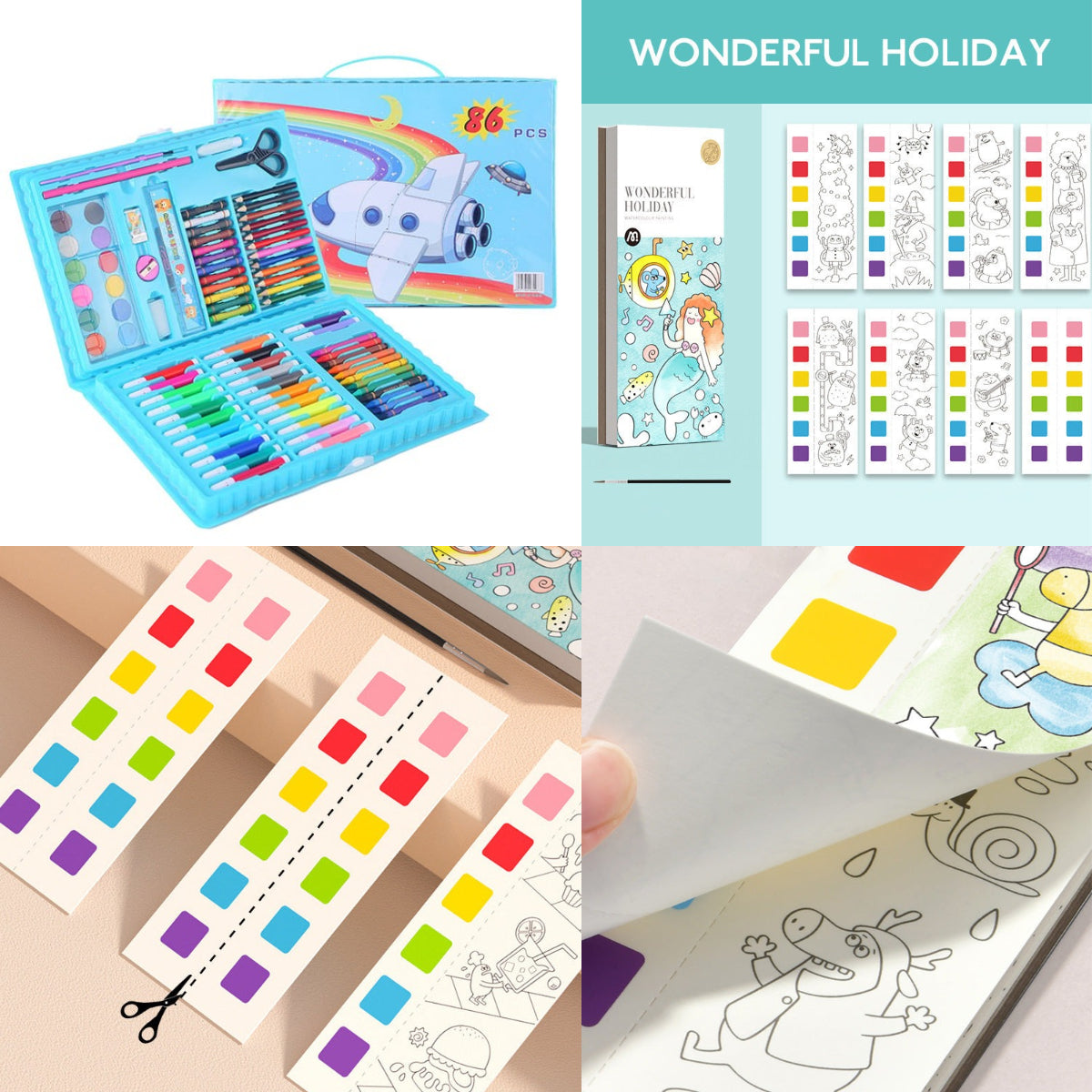 💗Hot Promotion 50% Off💗Deluxe 6-In-1 Art Creativity Set🎁The Best Present For Kids