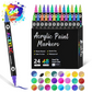 🌈🖌️Dual Tip Acrylic Paint Pen Marker✨🎨