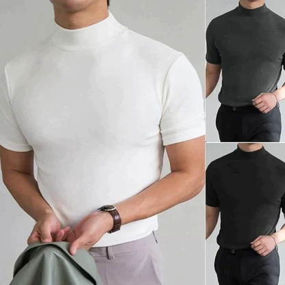 🔈🔈2026 Hot Sale - 56% OFF🎁High Neck Slim Fit T-shirt for Men
