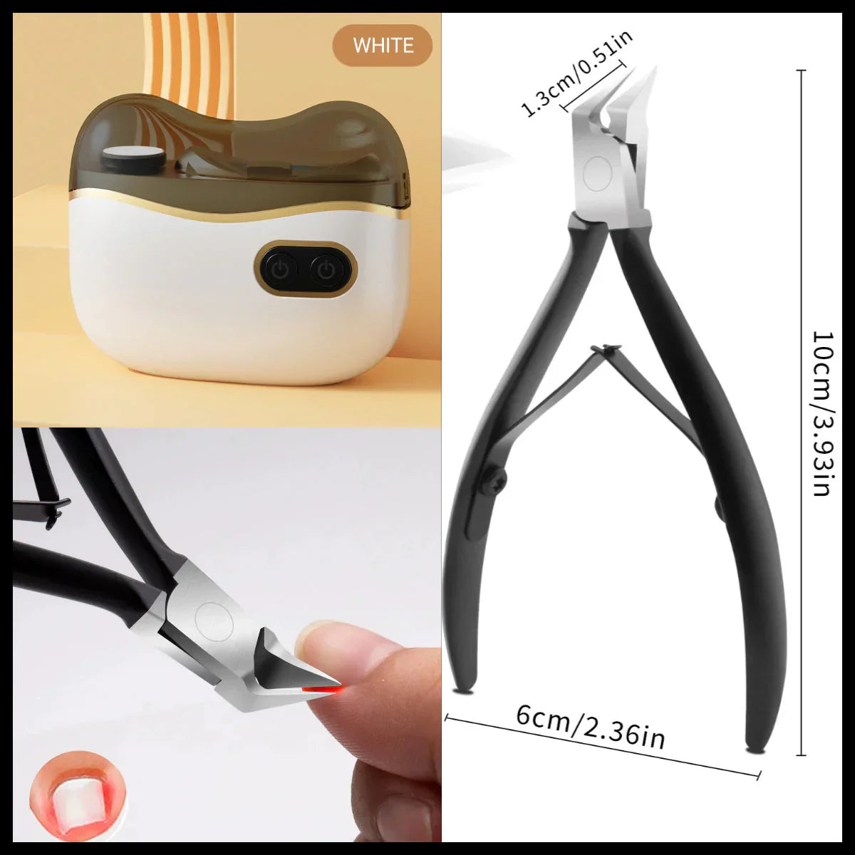 🔥 LAST DAY PROMOTION - 60%OFF 🔥💅2-in-1 Electric Nail Clipper & Polisher