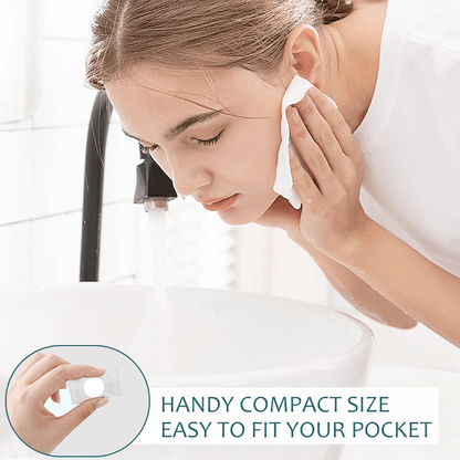🏆Flash Sale⚡50K+ SOLD!💥EACH ONLY ￡0.06!!!✨Compressed Towel Tablets - 142% high-quality pure cotton