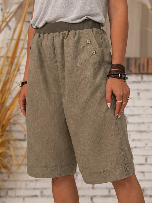 ⏰Summer Promotion🔥Women's summer casual pocket shorts