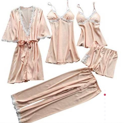 🥰5 Piece Ice Silk Pajamas