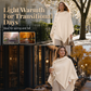 Women's Cozy Asymmetrical Poncho with Button Details