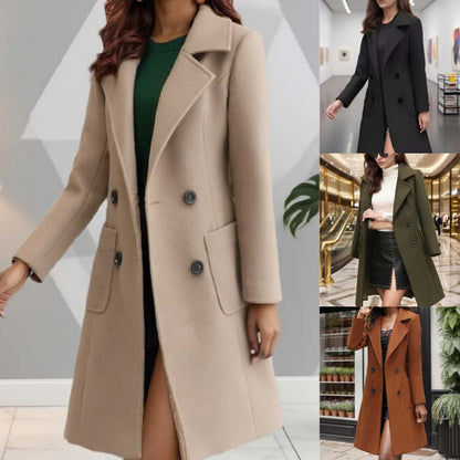 💜 LAST DAY PROMOTION - 50%OFF 💜 Women's Classic Mid-Length Elegant Coat