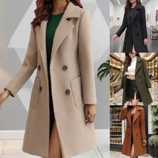 💜 LAST DAY PROMOTION - 50%OFF 💜 Women's Classic Mid-Length Elegant Coat