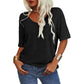 💖2025 Summer Sale 49% OFF💥Women's Solid Color V-Neck T-shirt