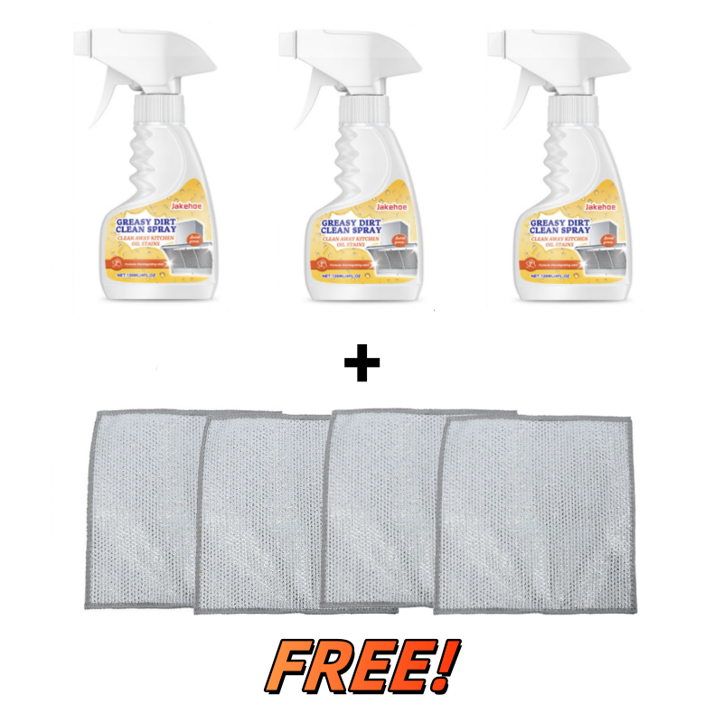 🔥 Multifunctional Powerful Kitchen Foam Cleaner🏠Limited-time offer: complimentary specialised cleaning cloth