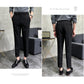 Solid Color Slim Fit Formal Pants